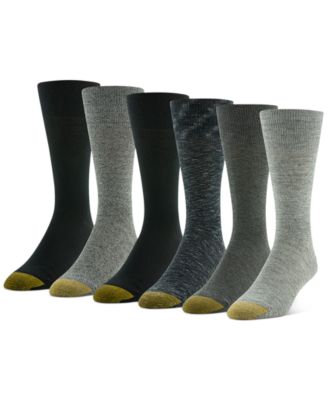 Gold Toe - Men's Cambridge 6-Pk. Solid Crew Socks