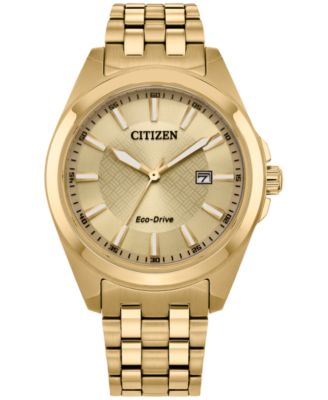 Citizen - Men's Peyten Gold-Tone Stainless Steel Bracelet Watch 41mm