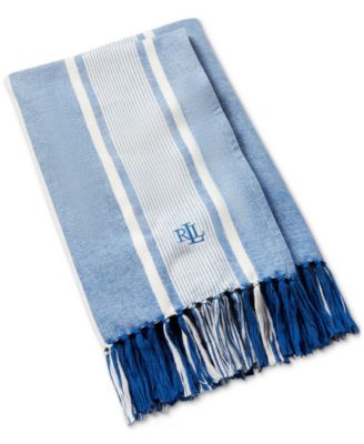 Lauren Ralph Lauren - Caton Striped Signature Throw Blanket