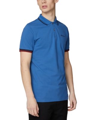 Ben Sherman - Men's Signature Tipped Short-Sleeve Polo Shirt