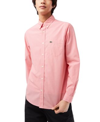 Lacoste - Men's Gingham Poplin Shirt