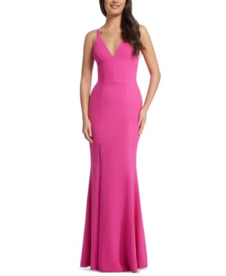 Dress the Population - Iris High-Slit Evening Gown