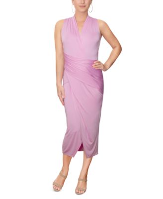 RACHEL Rachel Roy - Sleeveless Striped Midi Dress