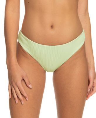Roxy - Juniors' Love The Comber Ribbed Bikini Bottoms