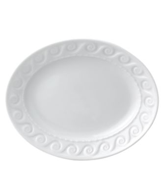 Bernardaud - "Louvre" Relish Tray, 8" x 6 1/2"
