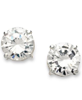 Lauren Ralph Lauren - Large Cubic Zirconia Stud Earrings