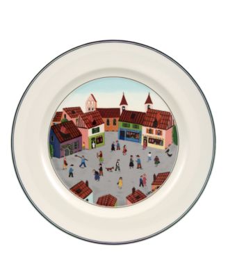Villeroy & Boch - Dinnerware, Design Naif Old Village Square Dinner Plate