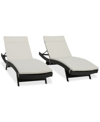 Noble House - Curio Outdoor Chaise Lounge (Set Of 2)