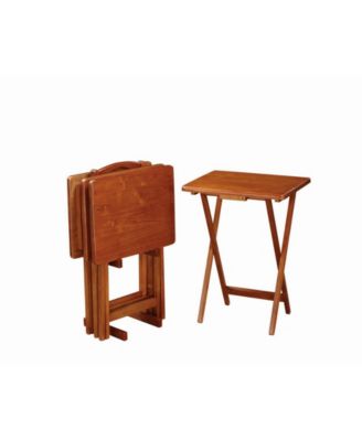 Coaster Home Furnishings - Stacy Tray Table Set with Stand