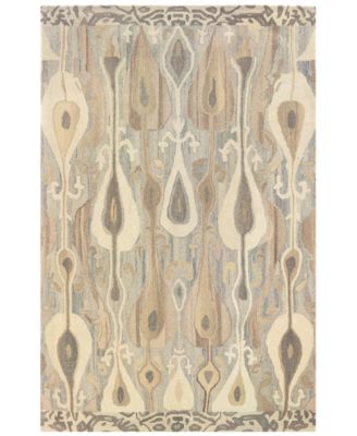 Oriental Weavers - Anastasia 68000 Ash/Sand 3'6" x 5'6" Area Rug