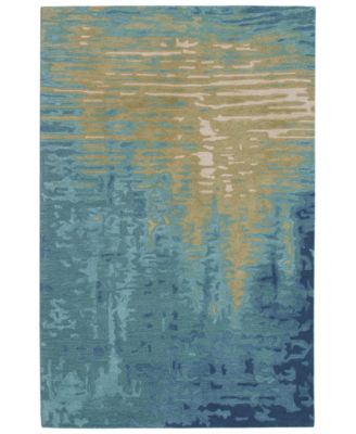 Liora Manne' - Corsica 9143 Reflection Ocean 7'6" x 9'6" Area Rug