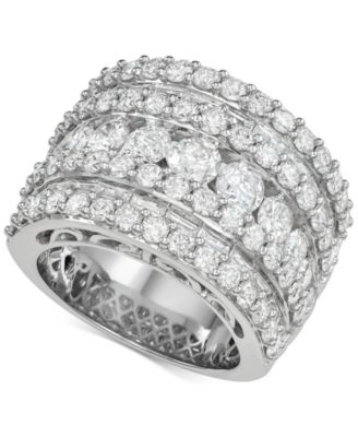 Macy's - Diamond Five Row Band (5 ct. t.w.)