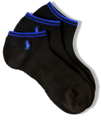 Polo Ralph Lauren - Men's Socks, Atheltic Technical Low Cut No Show Performance 3 Pack