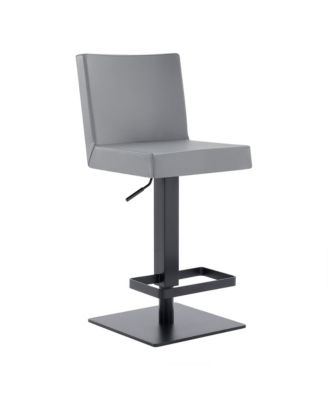 Armen Living - Legacy Grey Bar Stool, Quick Ship