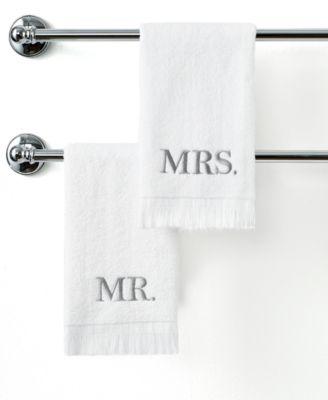 Avanti - Mr. & Mrs. 11" x 18" Fingertip Towel