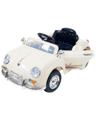 Lil' Rider - Ride On Toy Car, Battery Powered Classic Sports Car With Remote Control and Sound by  – Toys for Boys and Girls, 2 – 5 Year Olds Cream