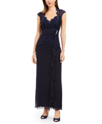 Connected - Lace Column Gown