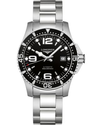 Longines - Men's Swiss Automatic HydroConquest Stainless Steel Bracelet Watch 41mm
