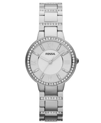 Fossil - Women's Virginia Stainless Steel Bracelet Watch 30mm ES3282