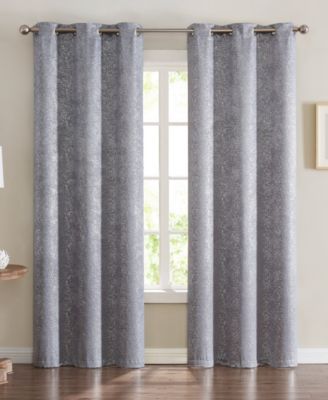 Dainty Home - Chic Home Artistic  Blackout Window Panel Pair, 38"x84"