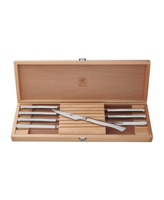 Zwilling - Gourmet 8-Piece Stainless Steak Knife Set