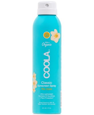COOLA - Coola Classic Body Organic Sunscreen Spray SPF 30 - Pina Colada, 6-oz.