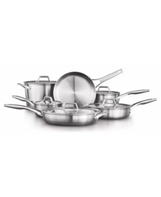 Calphalon - Premier Stainless Steel 11-Pc. Cookware Set