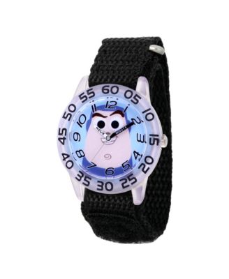 ewatchfactory - Disney Toy Story 4 Buzz Lightyear Boys' Clear Plastic Watch 32mm