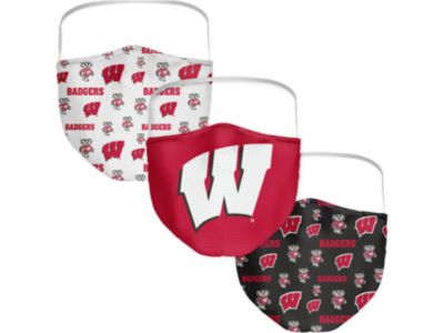 Fanatics - Wisconsin Badgers 3-Pk. Face Covering