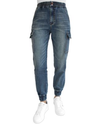 Almost Famous - Juniors' Cargo Jogger Jeans
