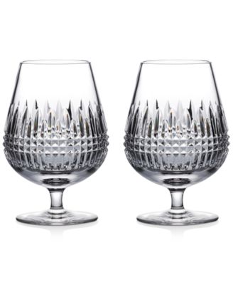 Waterford - Connoisseur Lismore Diamond Brandy Balloon Glasses, Set of 2