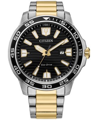 Citizen - Men's Sport Two-Tone Stainless Steel Bracelet Watch 45mm