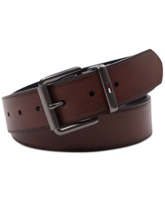 Tommy Hilfiger - Men's Reversible Faux-Leather Belt