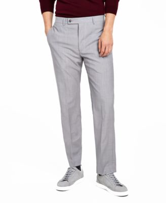 Calvin Klein - Men's Blue Solid Slim Fit Pants