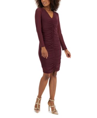 I.N.C. International Concepts - Petite Ruched Bodycon Dress