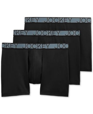 Jockey - Men's 3pk. Logo Boxer Briefs