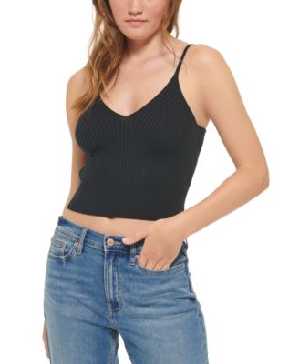 Calvin Klein Jeans - Women's Ribbed Knit Sleeveless Top