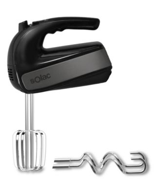 SOLAC - 200-Watt Turbo 5-Speed Hand Mixer with Dough Hooks