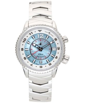 Abingdon Co. - Women's Elise Stainless Steel Bracelet Watch 33mm
