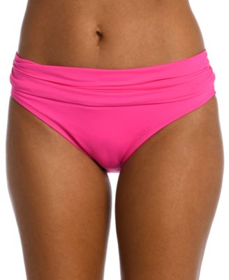 La Blanca - Shirred Banded Hipster Bikini Bottoms