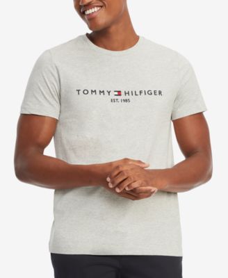 Tommy Hilfiger - Men's Embroidered Logo Short-Sleeve Crewneck T-Shirt