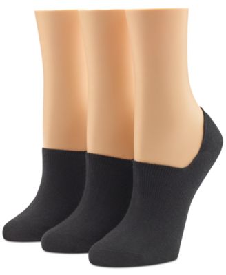 Hue - Women's 3-Pk. Arch Hug No-Show Liner Socks