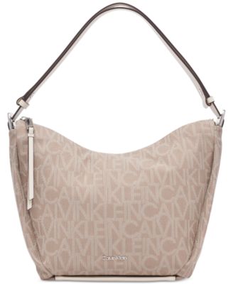 Calvin Klein - Prism Jacquard Signature Hobo Bag