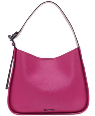 Calvin Klein - Dana Faux Leather Medium Hobo Bag