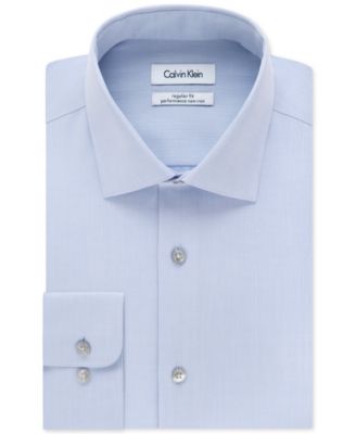 Calvin Klein - STEEL Men's Classic Fit Non-Iron Performance Solid Dress Shirt