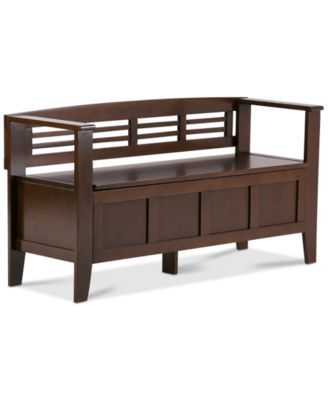 Simpli Home - Entryway Bench, Direct Ship