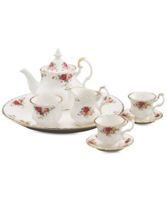 Royal Albert - "Old Country Roses" 9-Piece Mini Tea Set