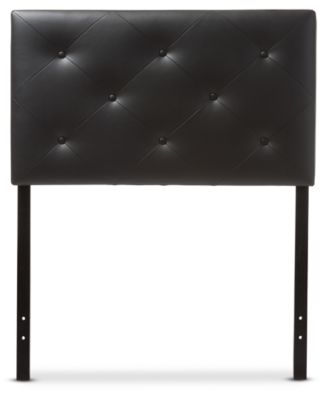Furniture - Baltimore Faux Leather Twin Headboard, Quick Ship