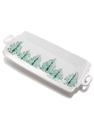 VIETRI - Lastra Holiday Handled Rectangular Platter