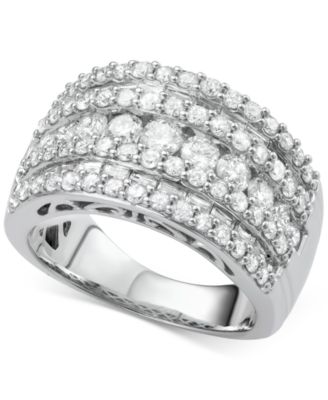 Macy's - Five-Row Diamond Band (3 ct. t.w.)